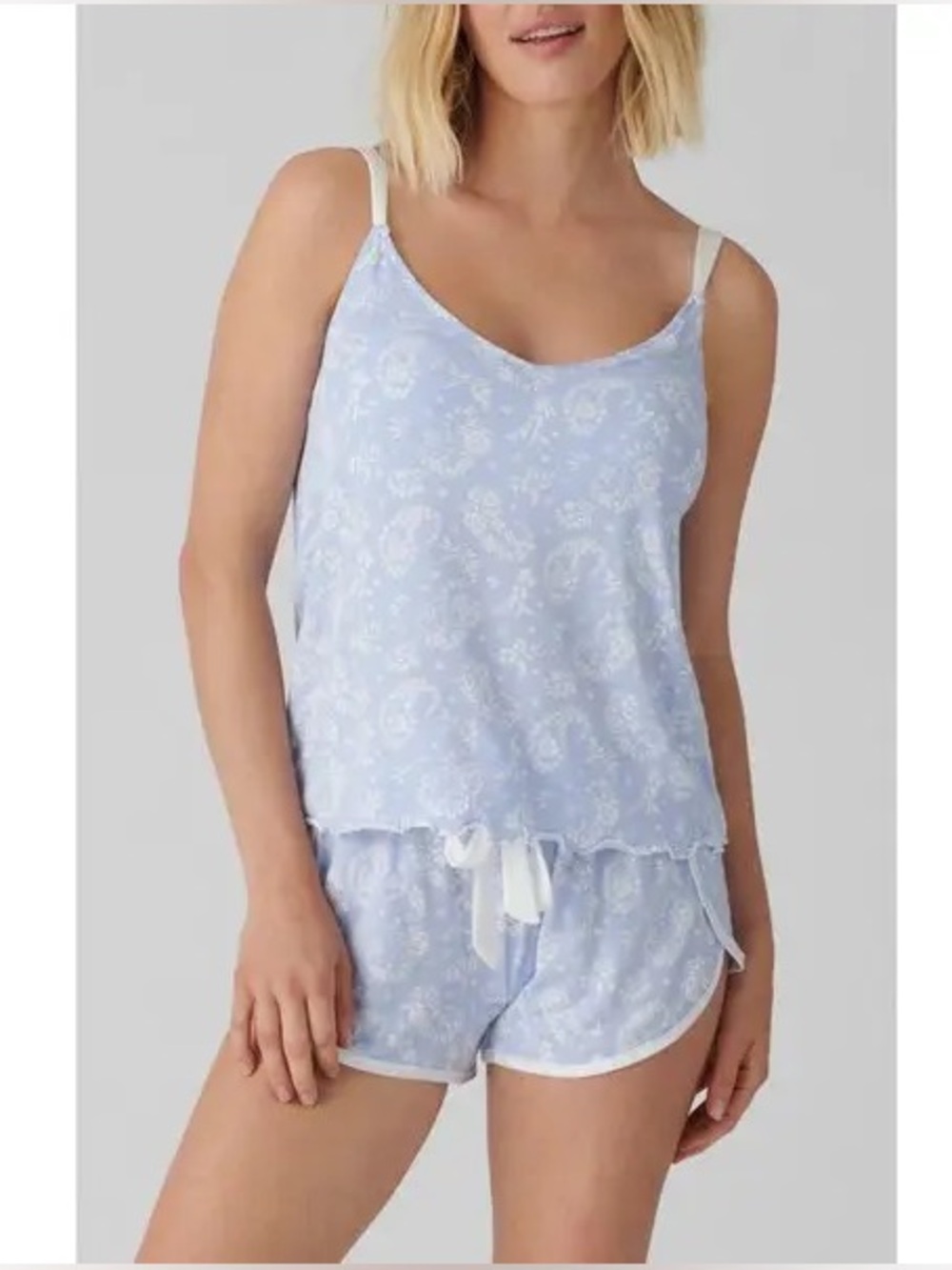 PJ Salvage Pretty in Paisley Jersey Tank Short Pajama Set